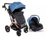 Coche Travel System Gold Lx Azul Bebesit